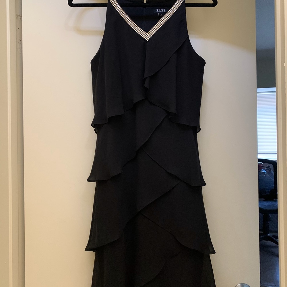 Black cocktail dress. Size 10